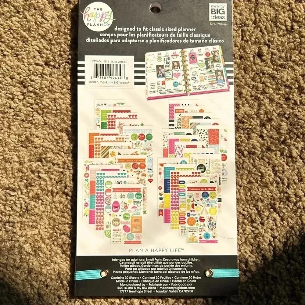 NWT Seasonal  Happy Planner sticker‎ book